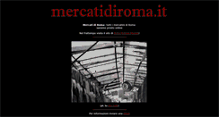Desktop Screenshot of mercatidiroma.it